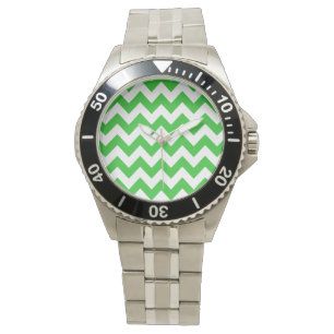Montre Green Bold Chevron