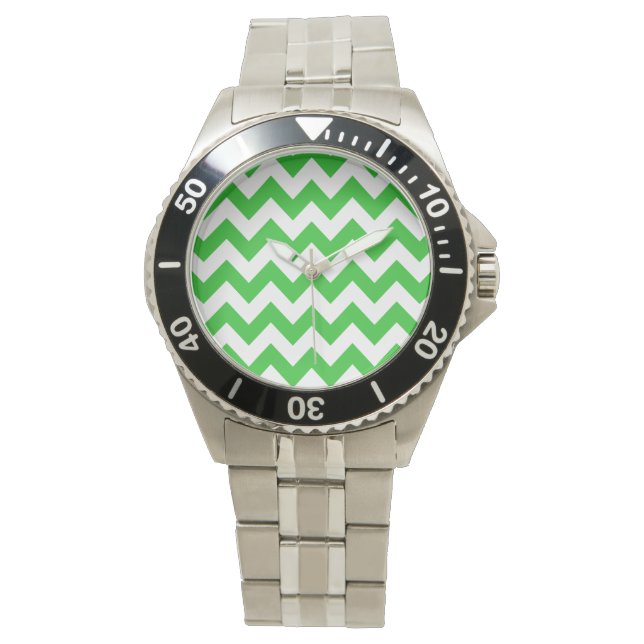 Montre Green Bold Chevron (devant)