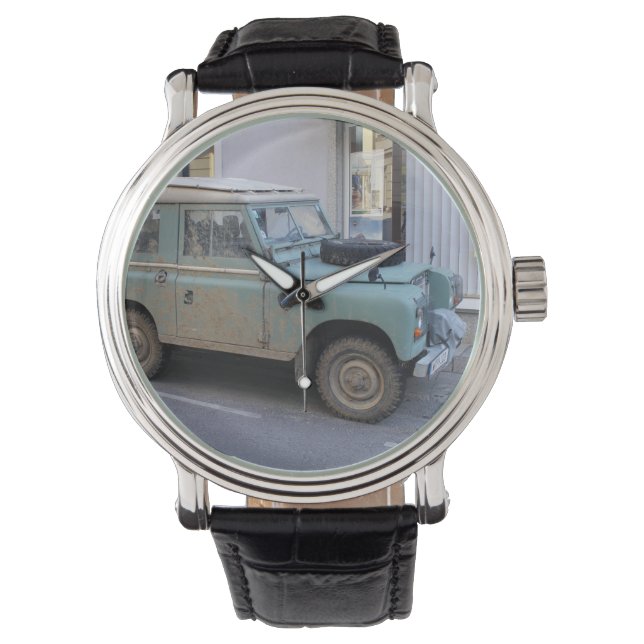 Montre Green Land Rover (devant)