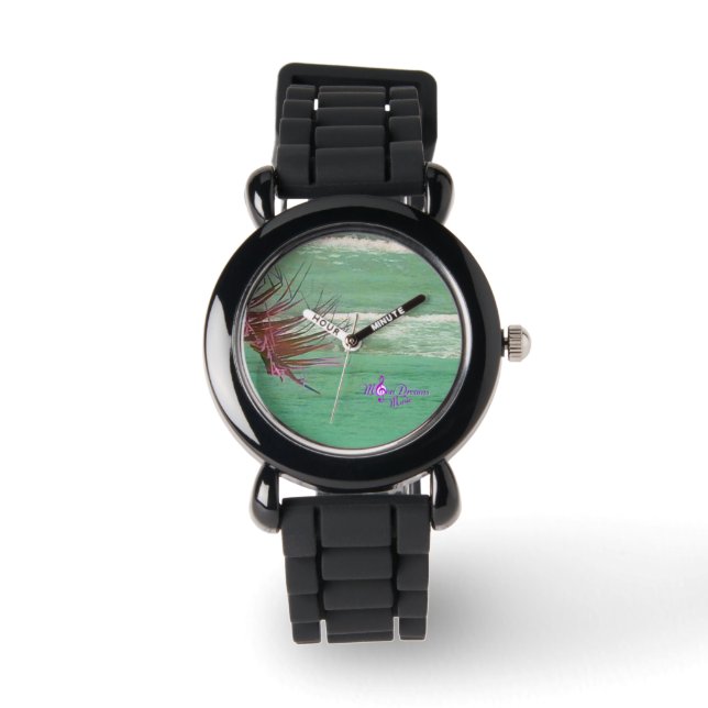 Montre Green Ocean Water Silver Strand Fashion Watch (Recto)