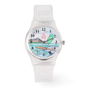 Montre Green Weenii "Green Hawaii" Wristwatch