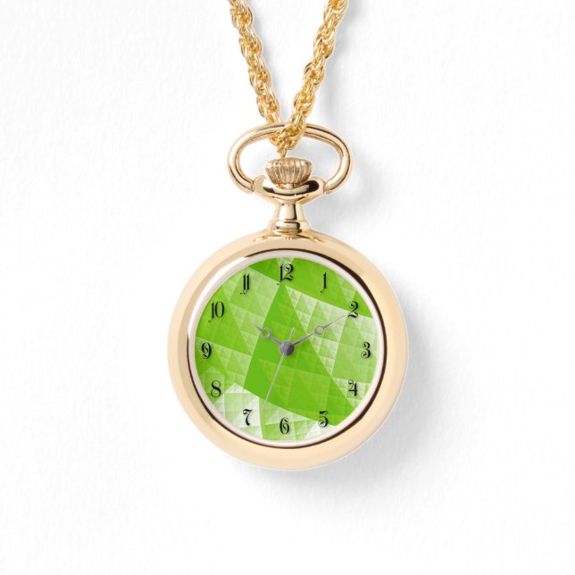 Montre Greenery abstract pattern (Recto)