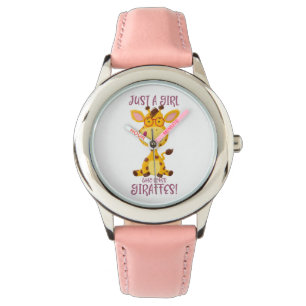 Montre Gregor Giraffe - Juste Une Fille Qui Aime Les Gira
