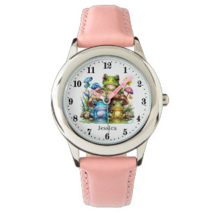 Montre grenouilles cool ajouter un nom
