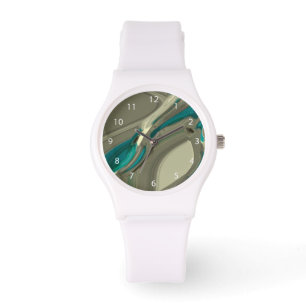 Montre Grey and Blue Abstract