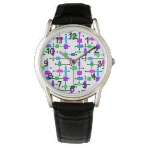 Montre Grille de couleurs cool