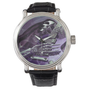 Montre Grim Reaper’s Guitar Wrist Watch