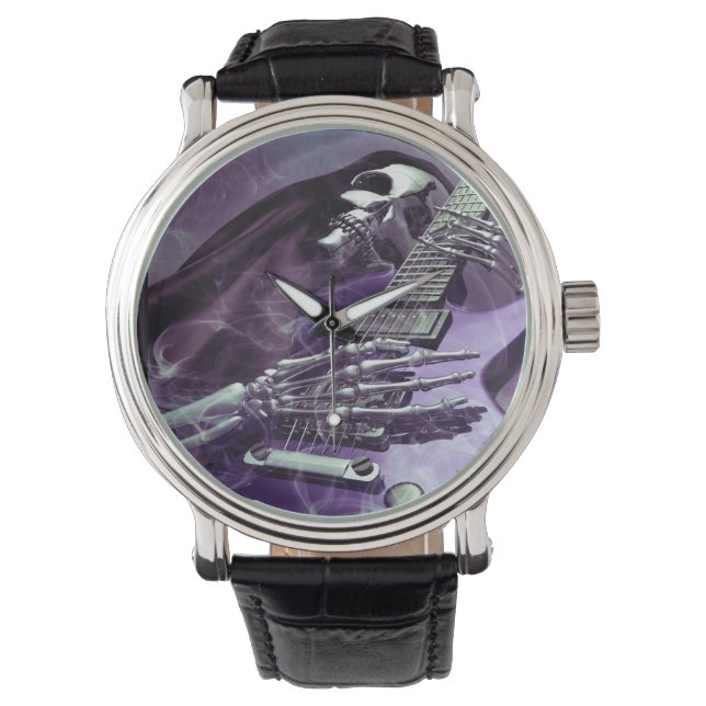Montre Grim Reaper’s Guitar Wrist Watch (devant)