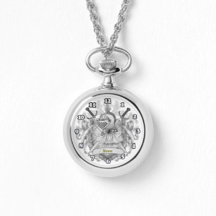 Montre Gris Chevalier Famille Crest Nom