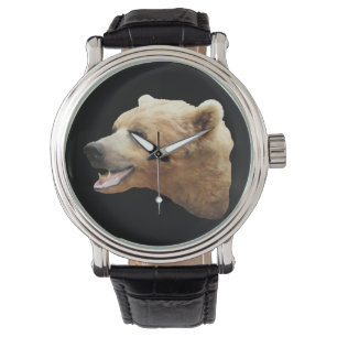 Montre grizzly souriant