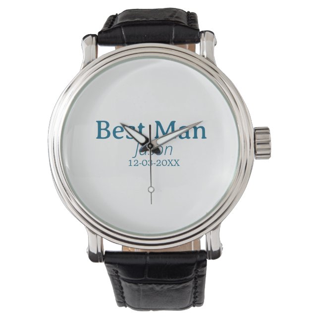 Montre groomsman bachelorette party ajouter nom moderne s (devant)