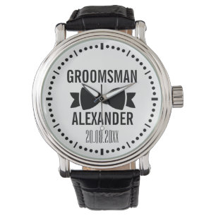 Montre Groomsman personnalisé
