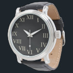 Montre Gros Gras Retro Black Classic Watch<br><div class="desc">Cette montre est idéale pour les hommes ou les femmes. Le design est issu de l'art original.</div>