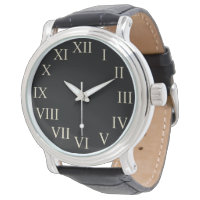Gros Gras Retro Black Classic Watch