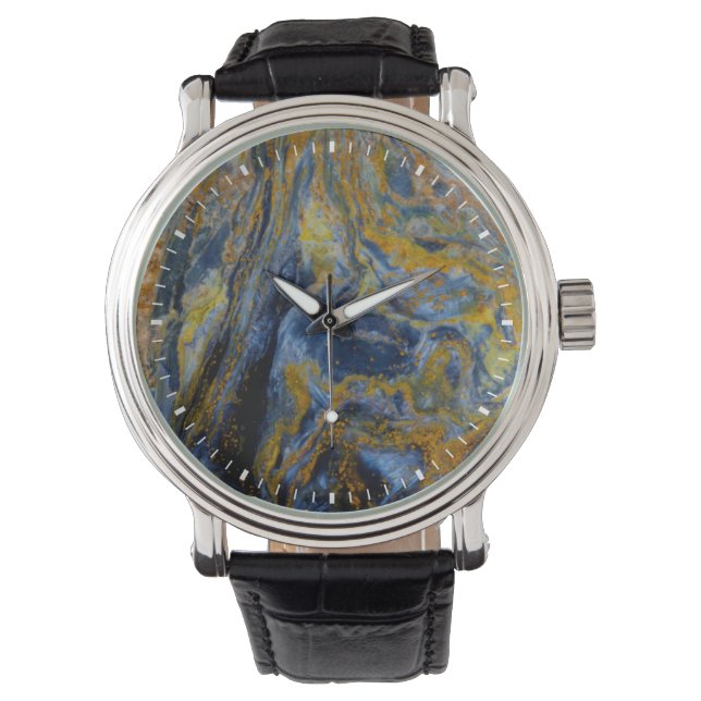 Montre Gros plan abstrait de Pietersite (devant)