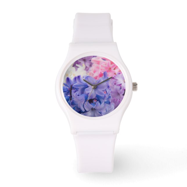 Montre Gros plan sur une plante de jacinthe (Recto)