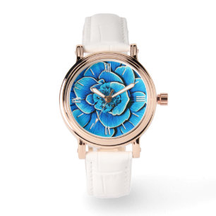 Montre Grosse floraison de Camellia Bleue