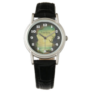 Montre Grotte surplombant une mer tropicale Photo Pittore
