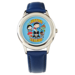 Montre Groupe de la Ligue de la justice de Chibi