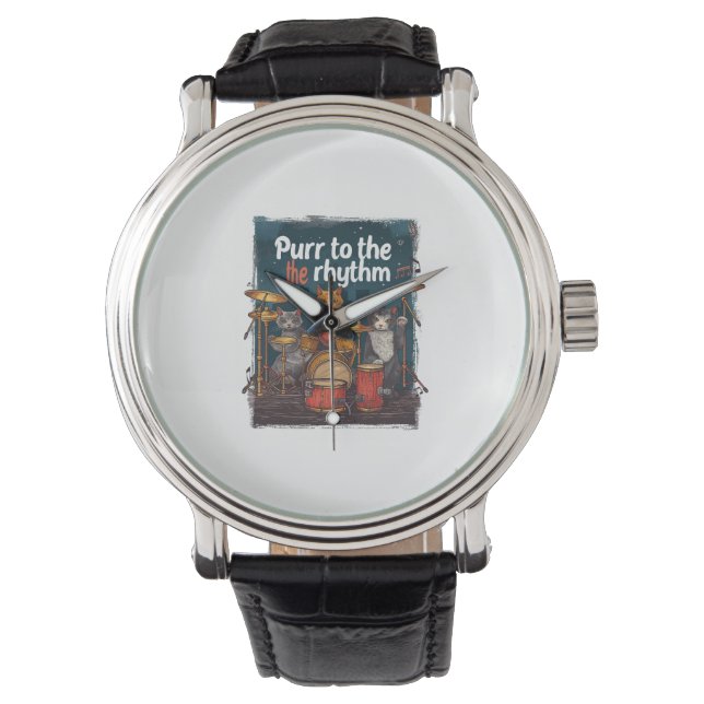 Montre Groupe Rockin' Cat (devant)