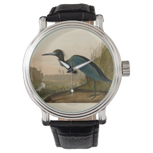 Montre Grue Bleue Heron Audubon Peinture