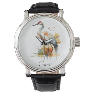 Montre Grue d'errance, personnalisée