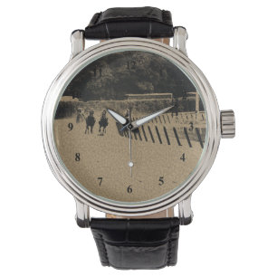 Montre Grunge boueuse de voie de course de chevaux