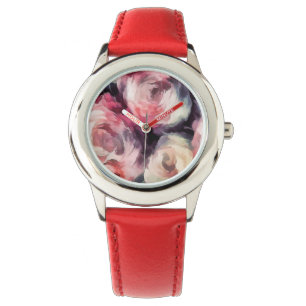 Montre Grunge vintage rétro roses photo fleurs floral ar