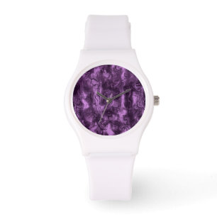 Montre Grungy énergie nerveuse Orchidée d'art Abstrait Am