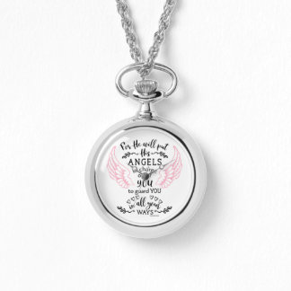 Montre Guardian Angel Bible Verse Religieux