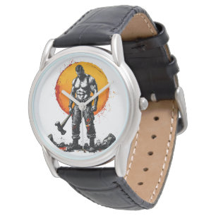 Montre guerrier barbare médiéval imaginaire hummer force