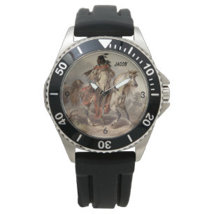 Montre Guerrier de Natif américain à cheval