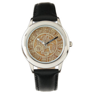 Montre Guerrier tribal maya - Aztec WristWatch