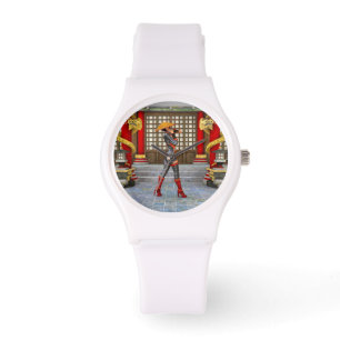 Montre Guerrière asiatique Fantasy Illustration de Samour