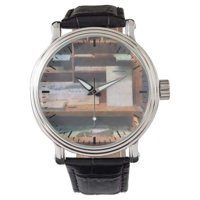 Montre Guichet de billetterie ferroviaire (devant)