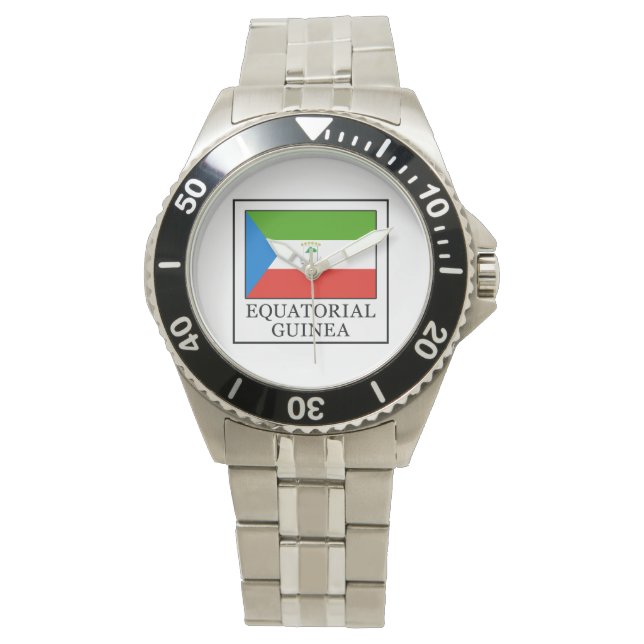 Montre Guinée équatoriale (devant)