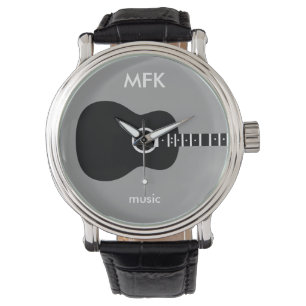 Montre guitare acoustique sur mesure