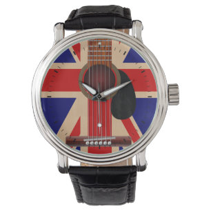 Montre Guitare d'Union Jack