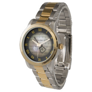 Montre Guitare électrique~Arrière - plan "La planète m