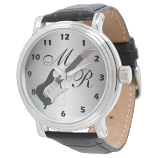 Montre Guitare électrique monogramme