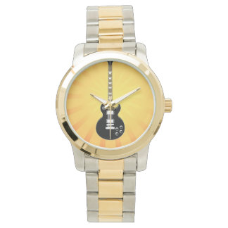Montre Guitare noire -