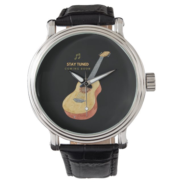Montre Guitare : Restez tunés (devant)