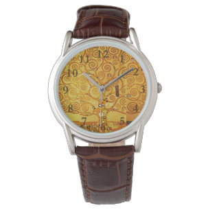 Montre Gustav Klimt Arbre de Vie : Symboliste Art Nouveau