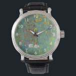 Montre Gustav Klimt - Jardin de campagne avec tournesols<br><div class="desc">Jardin de campagne avec des tournesols / Jardin de ferme avec des tournesols - Gustav Klimt en 1905-1906</div>