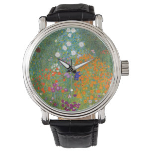 Montre Gustav Klimt : Jardin fleuri