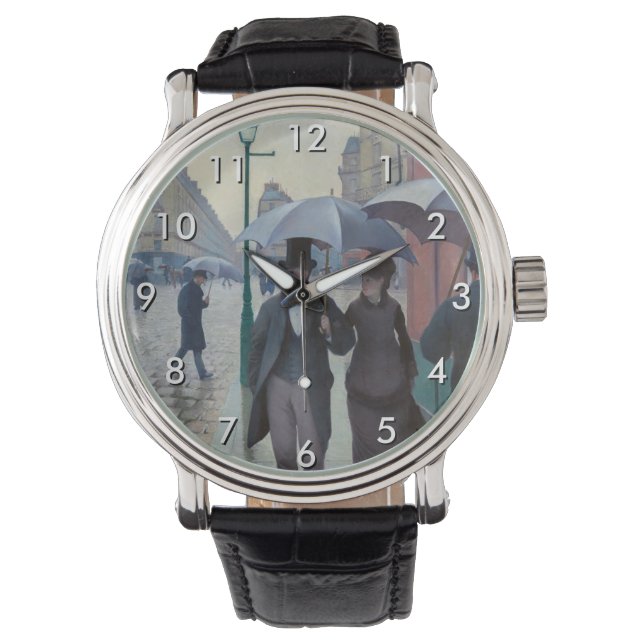 Montre Gustave Caillebotte - Paris Street ; Rainy Day (devant)