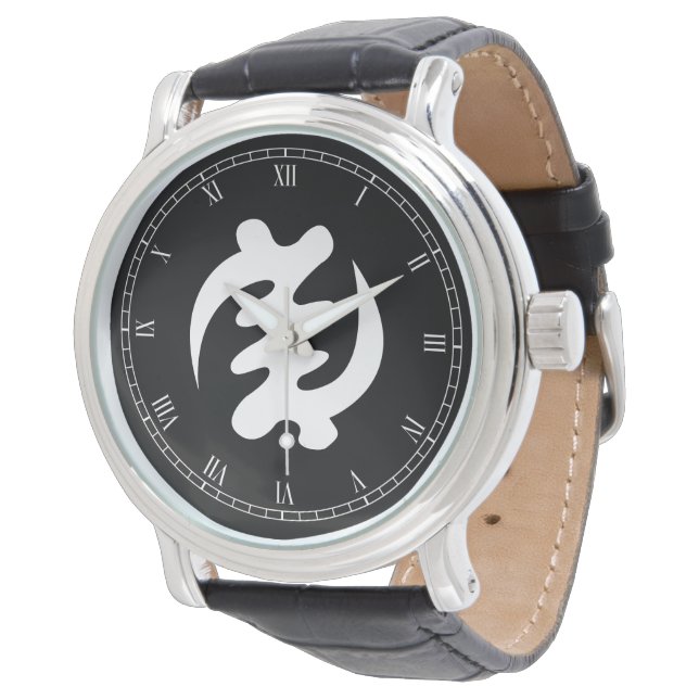 Montre Gye Nyame | Dieu est le symbole suprême (Incliné)
