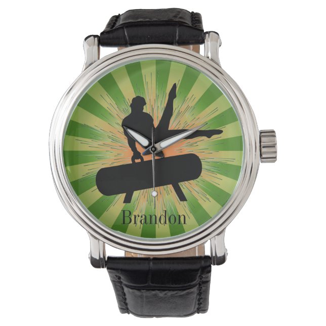 Montre Gymnastique personnalisable Design Watch (devant)