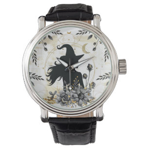 Montre Halloween contemporain moderne sorcière 3