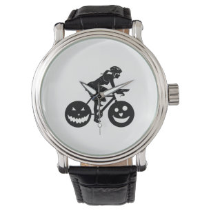 Montre Halloween cycliste